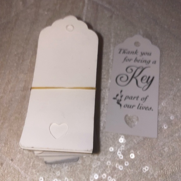 100 Thank You for being a Key part of our lives Wedding bride Craft card bundle - Picture 5 of 6